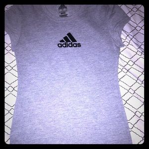 Ladies size S adidas T-shirt  grey color.